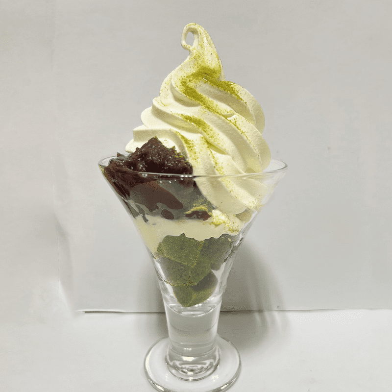 抹茶あずきパフェ